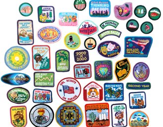 Lot Of 42 Various Girl Scout Patches