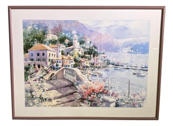 Framed Print Of A Watercolor
