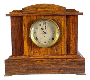 Seth Thomas Sonora Chime Clock In Beautiful Wood Frame, Working Condition