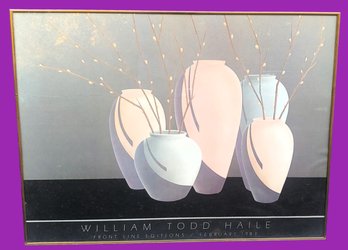 William Todd Haile Original Vintage 1983 Front Line Editions Poster