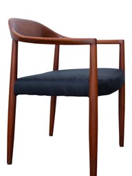 Hans Wegner Round Chair Style Teak Armchair