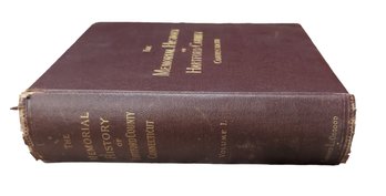 1886 The Memorial History Of Hartford County Connecticut  Volume 1  Antique Book