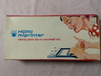 Vintage Horii Miprinter For Printing And Stenciling Patterns