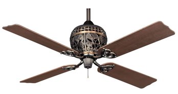 An 1886 Reproduction Limited Edition Hunter Fan In Wood Case