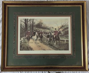 Handsomely Framed Print Of 'The First Of November' By George Wright