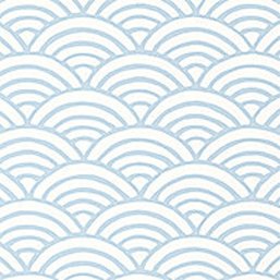 1 NEW Roll - Thibaut Maris Wallpaper Spa Blue