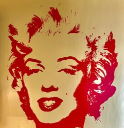 Andy Warhol - Golden Marilyn 11.40 - Sunday B Morning - Silk Screen