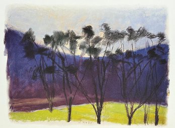 Wolf Kahn - Landscape  - Offset Lithograph