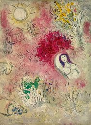 Marc Chagall - Chloe - Offset Lithograph