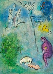 Chagall Discovery Of Chlo By Daphnis - Offset Lithograph - 1977