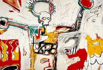 Jean-Michel Basquiat - Untitled - Matted Art Print