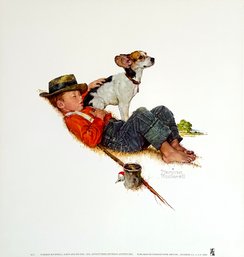 Norman Rockwell - Boy And His Dog