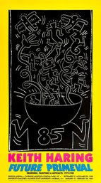 Keith Haring - Future Primeval - Original Exhibition Poster