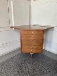 Amazing Mid Century Modern Paul McCobb Style Corner Cabinet Table