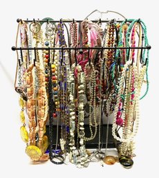 Huge Assortment Of Estate Necklaces