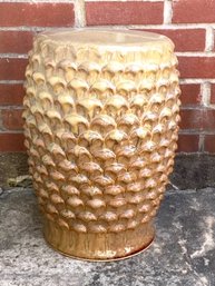 Awesome Ceramic Glazed Pineapple Garden Stool