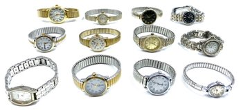 Grouping Of 12 Ladies Vintage Wristwatches