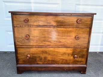 Solid Wood 3 Drawer Chest