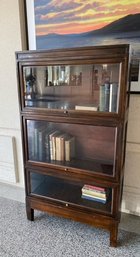 Antique Globe & Wernieke 3 Section Barrister Bookcase