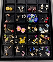 36 Pairs Of Petite Earrings Including Vintage & Youth