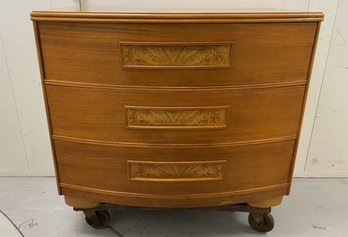 Early 20th Century Art Deco 3 Drawer Chest