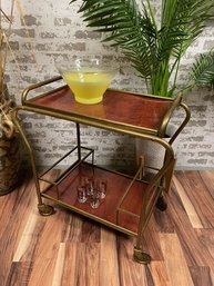 Vintage Mid Century Bar Cart