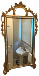 Carved Gilt Wood Chippendale Style Mirror