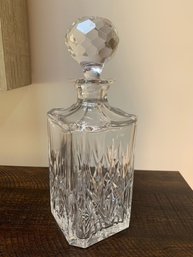 Crystal Whiskey Decanter With Stopper - 10'