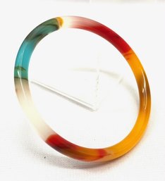 Multicolor Chinese Glass Bangle