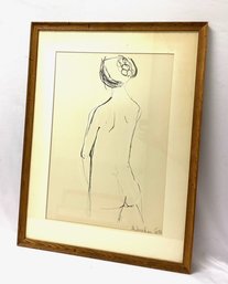 Signed Original Female Nude - Arthur Schneider