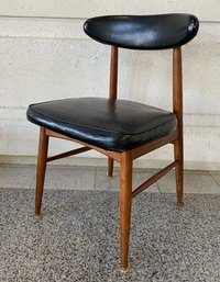 Vintage Mid Century Sleek Accent Chair By Baumritter