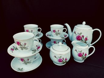Vintage Noritex Fine China Tea Set - 17 Pieces