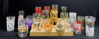 Large Grouping Of Assorted Single Collectable Glassware/barware - 22 Pieces