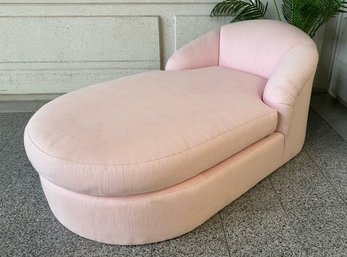 Vintage Chaise Lounge By John Mascheroni Pale Pink