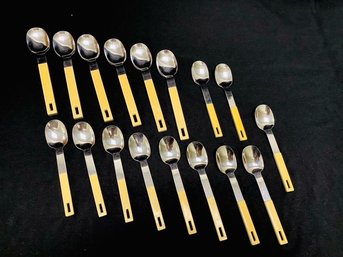 Vintage Oxford Hall Stainless Steel Sets Of Spoons