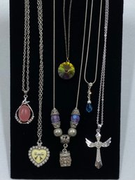 Grouping Of. 6 Pendant Necklaces