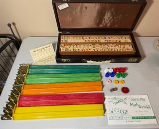 Beautiful Vintage Mah Jongg Set From 1966