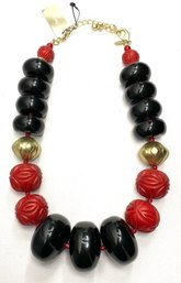 Large Chunky Asian Inspired Statement Necklace By Chico's