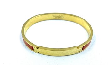Charles & Keith Stainless Steel Gold Plated Cuff Style Bracelet