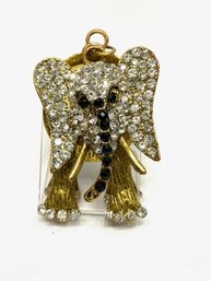 3 Piece Rhinestone Elephant Pendant