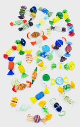 Large Grouping Of Hand-blown Figural Glass Candy