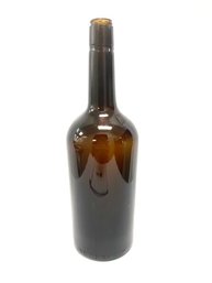 Antique 1 U.S. Gallon Dark Amber Glass Bottle