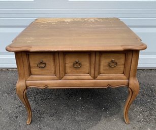 Vintage MCM Brandt Accent Table For Restoration