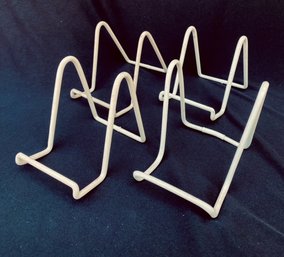 Set Of 4 Posable Display Stands/plate Stands