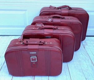 Vintage Soft Sided Nesting Luggage Set By New Vista