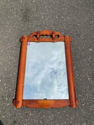 Vintage Maple Framed Mirror