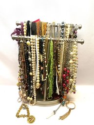Huge Collection Of 50 Estate Necklaces