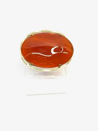 Versatile Agate Stone Brooch/pendant/scarf Clip