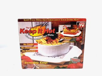 Original As Seen On TV Keep It Hot Microwavable Hot Plate