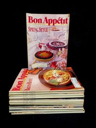 Grouping Of 1990 & 1991 Bon Appetite Back Issues